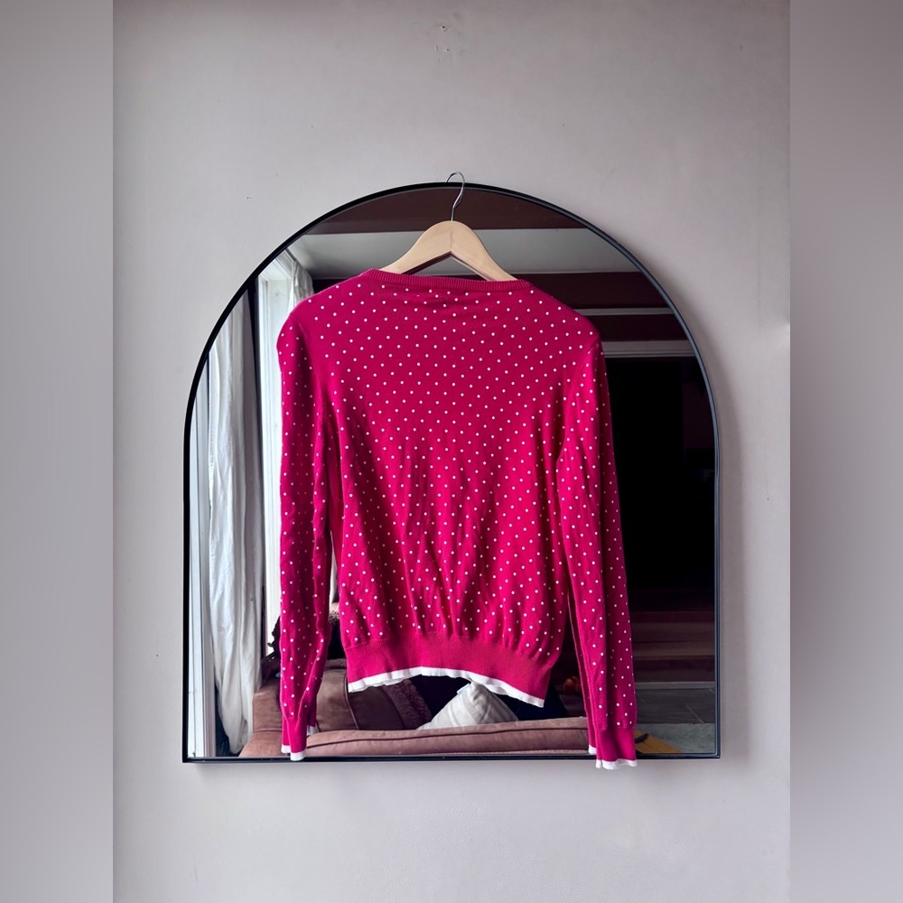 CHARLIE PAIGE | cutesie polka dot cardigan | size medium - Picture 4 of 4